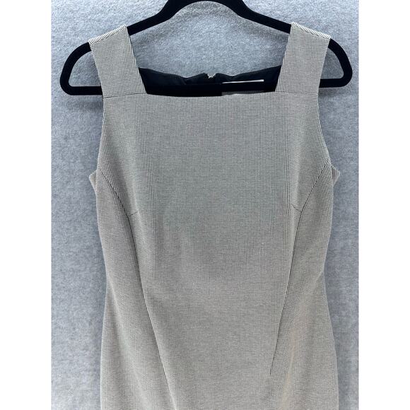HUGO by Hugo Boss Womens sz 6 Houdstooth Zipper Sheath Dress Business Classic - Picture 5 of 15